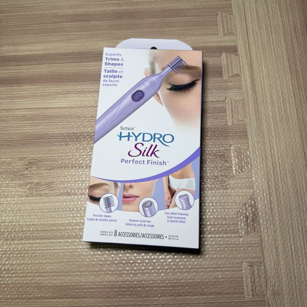 Schick Hydro Silk Perfect Finish Trimmer Women Facial Eyebrow Bikini NEW
